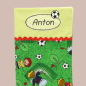 Preview: Stickdatei Doodle-Rahmen Fußball 10x10 cm | Applikation | blanko