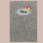 Preview: Stickdatei Doodle-Rahmen Piratin 10x10 cm | Applikation