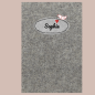 Preview: Stickdatei Doodle-Rahmen Vogel mit Herz 10x10 cm | Applikation | blanko