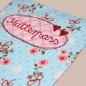 Preview: Stickdatei Doodle-Rahmen Herzen "Mutterpass" 10x10 cm | Applikation