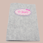 Preview: Stickdatei Doodle-Rahmen Herzen 10x10 cm | Applikation | blanko