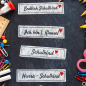 Preview: ITH Stickdateien Set - Schlüsselanhänger zur Einschulung | 4 Motive | 10x10 Rahmen