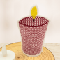 Preview: Gestickte Kerzen LED Cover als Nachtlicht und Geschenkidee