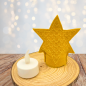 Preview: ITH-Stickdatei LED-Teelicht-Cover Stern für 10 x 10 cm Stickrahmen