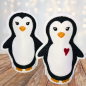 Preview: 3 ITH-Stickdateien Pinguin LED-Teelicht-Cover im Set für 10 x 10 cm Stickrahmen