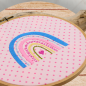 Preview: Regenbogen Stickdatei für 10x10er Rahmen
