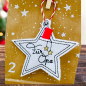 Preview: 4 Stickdateien ITH Wunscherfüller / Geschenkanhänger Stern für 10x10er Stickrahmen im Set