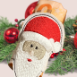 Preview: Banderole / Serviettenring Weihnachtsmann / Nikolaus ITH - Stickdatei für 10x10er Rahmen