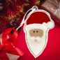 Preview: ITH Stickdatei Anhänger Nikolaus / Weihnachtsmann für 10x10cm Stickrahmen