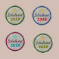 Preview: Stickdatei Button Schulkind 2026 mit Stern | Einschulung 2026 | ITH & Maschinenstickerei