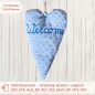 Preview: Saisonale ITH Stickdatei ITH Herz Welcome