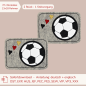 Preview: ITH-Stickdatei 2er Set MugRug Untersetzer für Fußball-Fans für 13x18er Stickrahmen