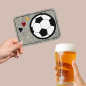 Preview: ITH-Stickdatei 2er Set MugRug Untersetzer für Fußball-Fans für 13x18er Stickrahmen