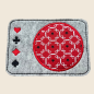 Preview: 2. MugRug Untersetzer mit Kreuz Pik Herz Karo, Kartenspieler Stickdatei, digitale ITH-Stickdatei für Stickmaschine