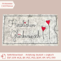 Preview: ITH Stickdatei Schokoladenhülle für den 13x18 cm Stickrahmen mit zwei gestickten Herzen am Stiel als romantische Geschenkverpackung für Schokolade.