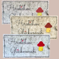 Preview: ITH Stickdatei Schokoladenhülle für den 13x18 cm Stickrahmen mit zwei gestickten Herzen am Stiel als romantische Geschenkverpackung für Schokolade.