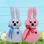 Preview: 6 ITH-Stickdateien Hasen im Set für den 16x26er Stickrahmen
