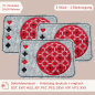 Preview: 3 ITH-Stickdateien MugRug Untersetzer Kartenspieler für 16x26cm Rahmen