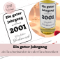 Preview: Druckvorlage Ein guter Jahrgang 2001 Weinbanderole und Weinetikett zum Geburtstag PDF Bastelvorlage zum Ausdrucken DIY