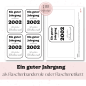 Preview: Druckvorlage Ein guter Jahrgang 2002 Weinbanderole und Weinetikett zum Geburtstag PDF Bastelvorlage zum Ausdrucken DIY