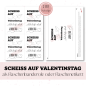 Preview: Druckvorlage SCHEISS AUF Valentinstag Flaschenbanderole und Flaschenetikett PDF Bastelvorlage zum Ausdrucken DIY