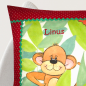 Preview: Namenskissenhülle 40x40 cm groß mit dem Namen Linus -sofort lieferbar-