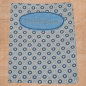 Preview: Mutterpasshülle bestickt mit Doodle-Button und Schriftzug "Mutterpass" -sofort lieferbar -