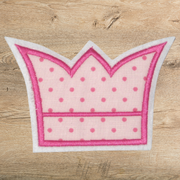 Stickdatei Krone - Applikation für 10x10cm Stickrahmen