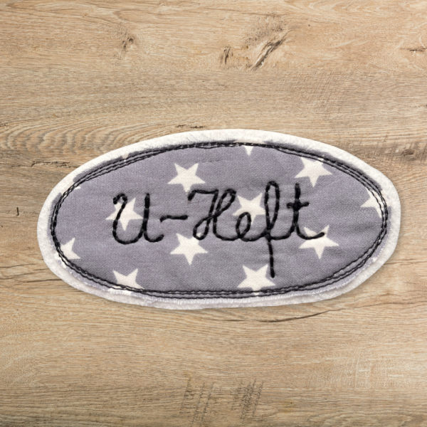 Aufnäher Doodle-Applikation U-Heft