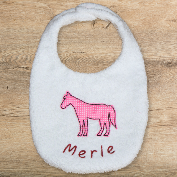 Preview: Stickdatei Pferd - Doodle-Applikation für 10 x10cm Stickrahmen