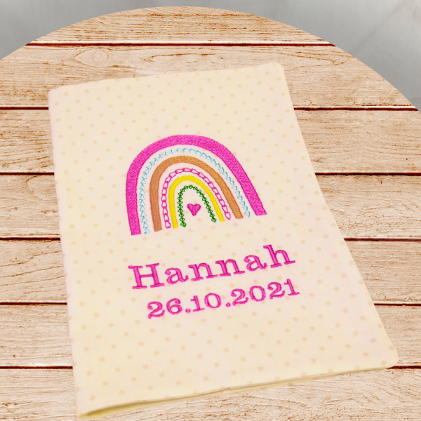 Regenbogen Stickdatei für 10x10er Rahmen