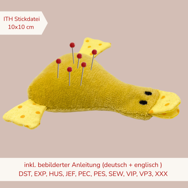 Preview: 4 kleine Enten Stickdateien im Spar-Set ITH 