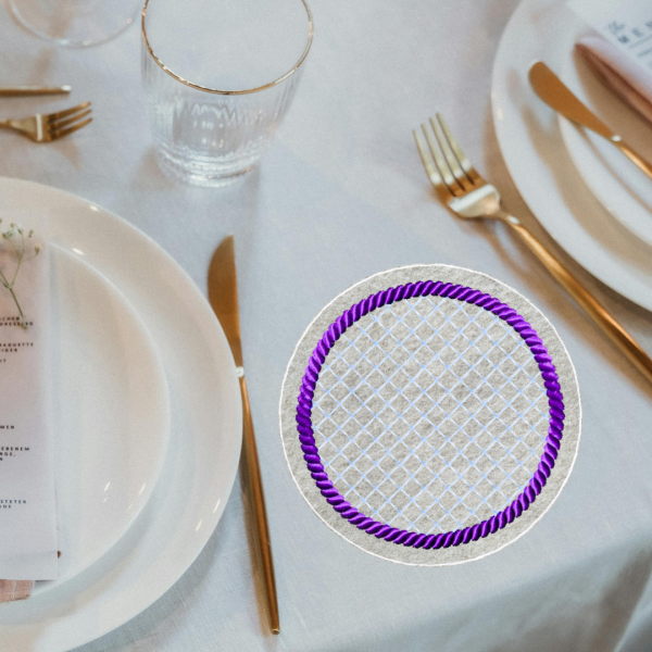 ITH-Stickdatei MugRug Untersetzer Einzeldatei für 10x10 cm