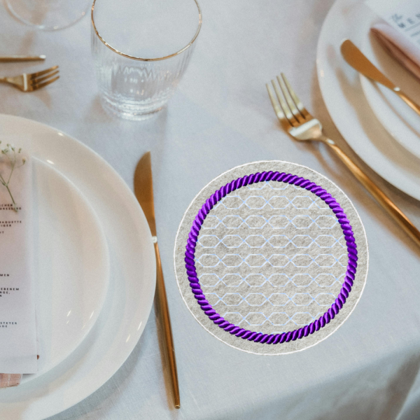 ITH-Stickdatei MugRug Untersetzer Einzeldatei für 10x10 cm