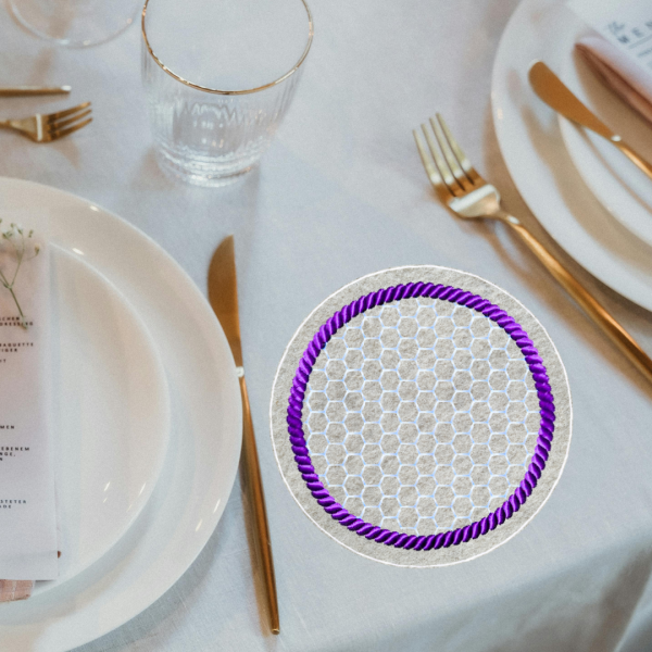 ITH-Stickdatei MugRug Untersetzer Einzeldatei für 10x10 cm