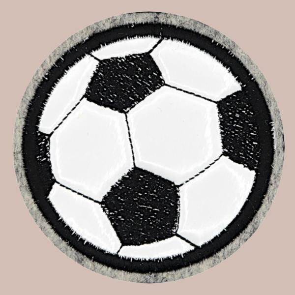 Preview: Stickdatei Fußball Untersetzer Applikation für 10x10cm Stickrahmen