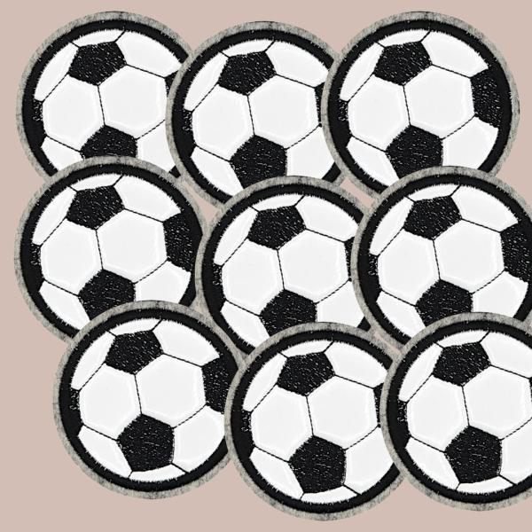 Preview: Stickdatei Fußball Untersetzer Applikation für 10x10cm Stickrahmen
