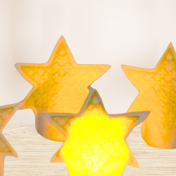 Preview: Weihnachtliche Stickdatei LED-Stern