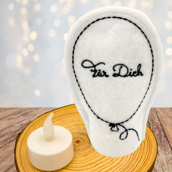 Preview: 5 ITH-Stickdatei LED-Cover Luftballon Party Set für 10 x 10 cm Stickrahmen