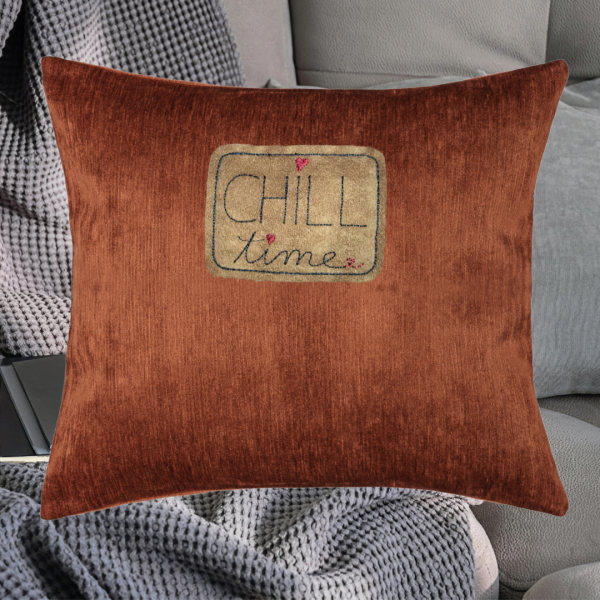 Stickdatei Aufnäher CHILL-time für 10x10cm Stickrahmen