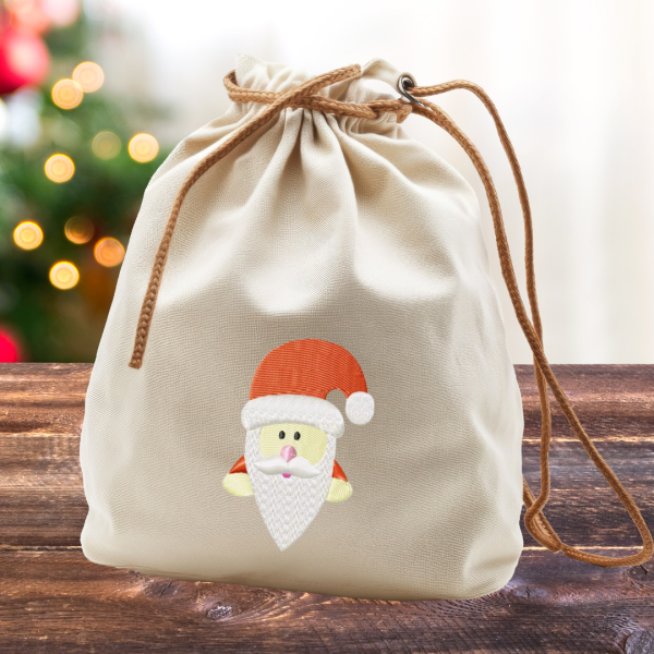 Weihnachtsmann / Nikolaus Stickdatei für 10x10er Rahmen