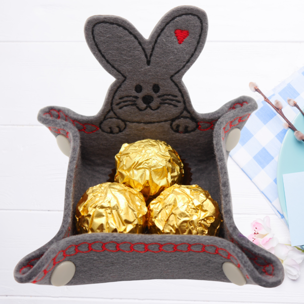 Stickdatei ITH Osternest / Körbchen / Schale für 13x18 cm Stickrahmen