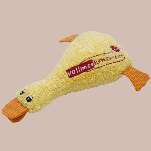 Preview: Stickdatei ITH-Ente Kuschelente Schmusetier Größe 19 x 16 cm für 13x18 cm Stickrahmen S026