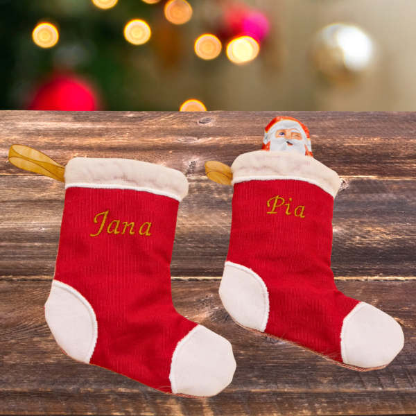 Preview: Stickdatei ITH Nikolausstiefel für den 13x18er Stickrahmen