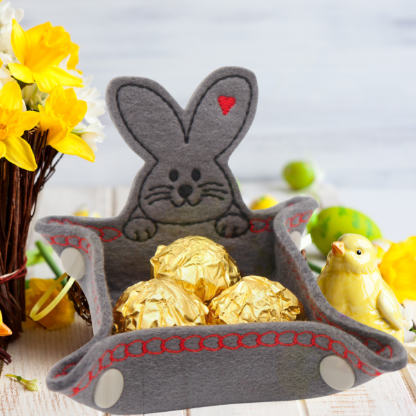 Stickdatei ITH Osternest / Körbchen / Schale für 13x18 cm Stickrahmen