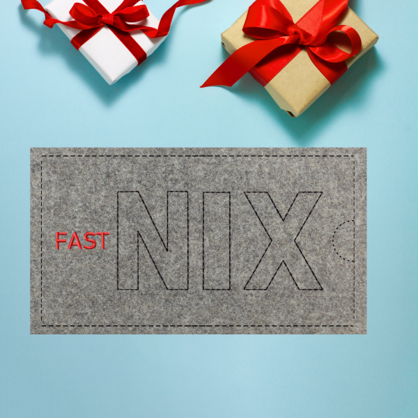 Stickdatei ITH Schoko & Gutscheinhülle FAST NIX S380-14-01-1318