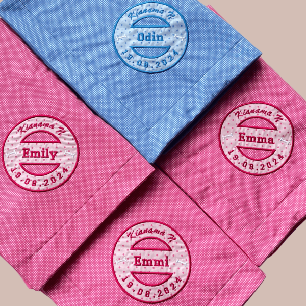 Preview: 4 Stickdateien Stempel - Applikation Hunde - Knochen für 10x10 / 13x18 / 16x26 / 18x30 cm Stickrahmen im Set