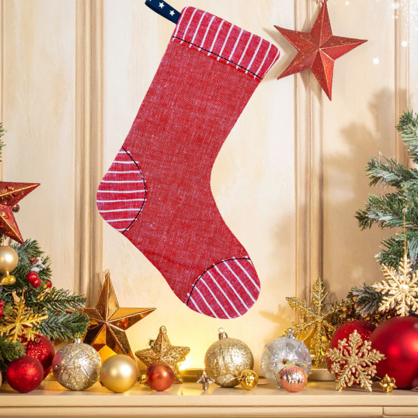 Stickdatei ITH Nikolausstiefel für 20x30 cm Stickrahmen