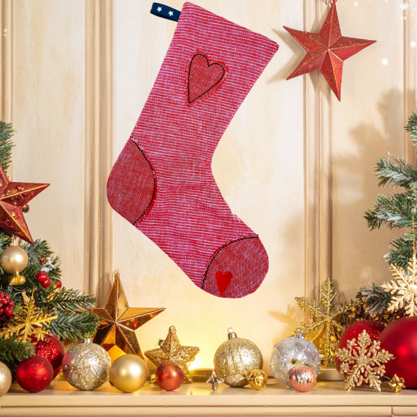 Stickdatei ITH Nikolausstiefel für 20x30 cm Stickrahmen