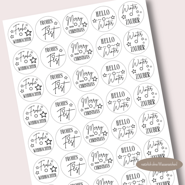 Preview: Teelichtbotschaft Weihnachten D1002